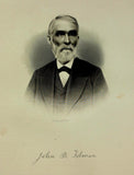 1888 Engraving John Broad Tolman Essex County Lynn Mass. Genealogy History