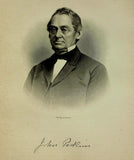1888 Engraving CAPTAIN JOHN PERKINS Essex Lynnfield Mass. Genealogy History
