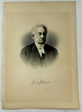 1888 Engraving JONAS WARREN Essex County Danvers Mass. Genealogy History