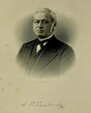 1888 Engraving ANDREW PRESTON PEABODY Essex County Beverly Ma. Genealogy History