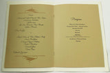 1968 Second Annual U. S. ARMY BALL Association Los Angeles Ca. Program & Menu