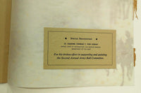 1968 Second Annual U. S. ARMY BALL Association Los Angeles Ca. Program & Menu