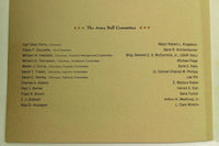 1968 Second Annual U. S. ARMY BALL Association Los Angeles Ca. Program & Menu