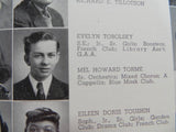 1942 MEL TORME Hyde Park High School Chicago IL Original YEARBOOK Annual Aitchpe