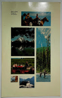 1981 Vintage Menu Jackson Lake Lodge PIONEER ROOM Grand Teton National Park Wy