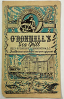 1940's Vintage Dinner Menu O'DONNELL'S SEA GRILL Washington DC Cool Cover Art