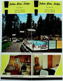 Vintage TAHOE PINE LODGE Brochure Tahoma California West Lake Tahoe With Prices
