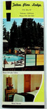 Vintage TAHOE PINE LODGE Brochure Tahoma California West Lake Tahoe With Prices