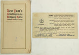 1912 1947 BETHANY GIRLS Christian Chicago IL COVENANT MEMBERSHIP Card New Years