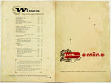 1960's Vintage Dinner & Wine List Menu DOMINO CLUB Nude Art San Francisco CA