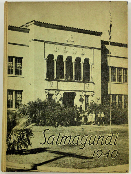 1940 SEMINOLE HIGH SCHOOL Sanford Florida Original Yearbook Annual Salmagundi