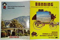 1977 Stagecoach Town BANNING California Chamber Commerce Buyer's Guide Directory