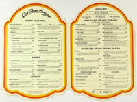 1979 Vintage FULL SIZE Menu QUE PASA MEXICAN Restaurant Hacienda Heights CA