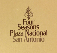 1980 Vintage Room Service Menu FOUR SEASONS PLAZA NACIONAL San Antonio Texas