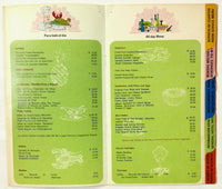 1970's Vintage Original Room Service Menu HOTEL FIESTA PALACE Mexico City DF