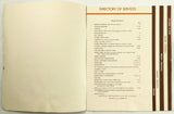 1983 Vintage Room Service Menu SAN FRANCISCO AIRPORT HILTON Hotel California