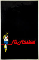 1970's Vintage Laminated Menu MI ANITAS' Mexican Restaurant Lafayette Louisiana