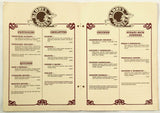 1982 Vintage Large Menu & Wine List DADDY'S MONEY Restaurant Clearwater Florida