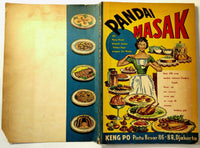1961 PANDAI MASAK Indonesian Cookbook Njonja Rumah Masakan Kue Jam Roti