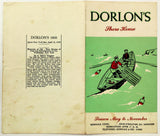 1940's Vintage Luncheon Menu DORLON'S SHORE HOUSE Restaurant Norwalk Conn.