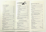 1985 Original Vintage Menu THE PADDOCK & BACKYARD Restaurant Hyannis Cape Cod MA