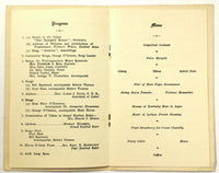 1929 Dinner Menu BPOE ORDER OF ELKS LODGE 15 Willard Hotel Washington DC
