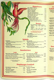 1984 Original Large Laminated Vintage Menu ANAHEIM HILTON CAFE OASIS Restaurant