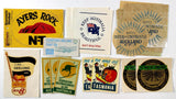 Vintage STICKER DECAL LOT Australia Tasmania New Zealand Geelong Don't Litter