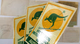 Vintage STICKER DECAL LOT Australia Tasmania New Zealand Geelong Don't Litter