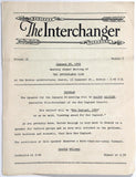 1952 THE INTERCHANGE CLUB Interchanger Newsletter Boston Architectural Center