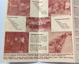 1959 Brochure CAMP OSCEOLA San Bernardino Mountains California YMCA High Sierra