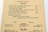 1948 Original Vintage Menu SADDLE & SIRLOIN CLUB Union Stock Yards Chicago IL