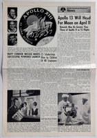 Vintage 1970 ROCKWELL NEWS In-House Newsletter APOLLO 13 Launch Preparations
