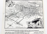 1960's LAKE ARROWHEAD CA Happy Wanderers Travelogue Slim Barnard Map KNBC Ford