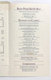 1987 Vintage Menu REUBEN'S STEAKS & SEAFOOD Restaurant Southern California