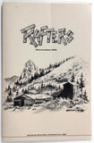 1980's Original Vintage Menu RAFTERS Restaurant Lounge Mammoth Lakes California