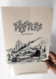 1980's Original Vintage Menu RAFTERS Restaurant Lounge Mammoth Lakes California