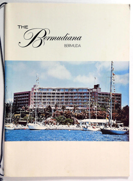 Original Vintage Menu THE BERMUDIANA HOTEL Geraldo's London Orchestra Bermuda