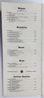 1960's Original Vintage Menu GARCIA'S DEL ESTE Mexican Restaurant Scottsdale AZ