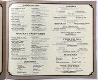 1980's Vintage Take-Out Menu TINY'S RESTAURANT & BAKERY Southern California