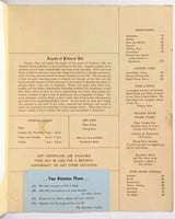 1960's Vintage Menu w/ Wine List WILLIAMS HOUSE Restaurant Williamsburgh MA