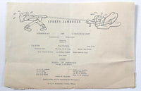 Rare 1945 Navy USS BOXER CV 21 Christmas Eve & Day PROGRAM of Events Music Plays