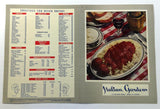 1960's Original Vintage Menu ITALIAN GARDENS Restaurant Kansas City Missouri