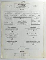 1965 Vtg Menu & Wine List Jack & Eddy's THE HIWAY HOUSE Restaurant Loveland CO