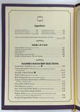 1970's Original Vintage Menu NEW WORLD INNS - MADEIRA ROOM Restaurant