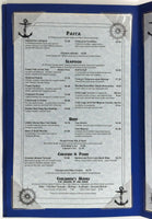 1997 Vintage Menu DOUG'S HARBOR REEF Restaurant Catalina Island Two Harbors CA