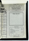 1977 Vintage Menu JACKS OR BETTER Gourmet Restaurant Rockford & Freeport IL