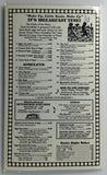 1990's Vintage Laminated Menu OMELET HOUSE 50's DINER Restaurant Las Vegas NV