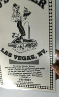 1990's Vintage Laminated Menu OMELET HOUSE 50's DINER Restaurant Las Vegas NV