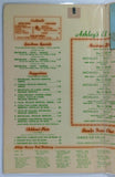 1950's Vintage Menu ASHLEY'S EL ENCANTO Mexican Restaurant Long Beach CA